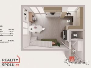 Prodej bytu 3+kk, Polerady, 77 m2