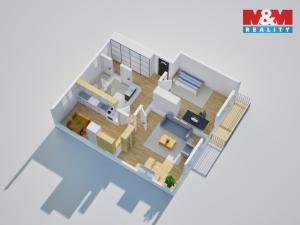 Prodej bytu 2+1, Litvínov - Horní Litvínov, U Zámeckého parku, 58 m2