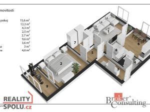 Pronájem bytu 2+1, Praha - Letňany, Vratimovská, 55 m2