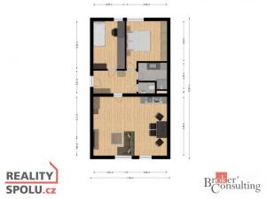 Prodej bytu 3+kk, Břasy, 82 m2