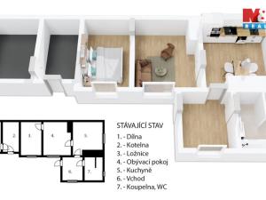 Prodej pozemku pro bydlení, Hluboš, 820 m2