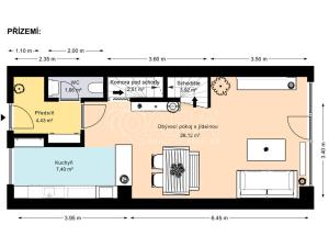 Pronájem rodinného domu, Buštěhrad, Ořešín, 106 m2