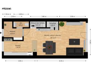 Pronájem rodinného domu, Buštěhrad, Ořešín, 106 m2