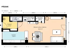 Pronájem rodinného domu, Buštěhrad, Ořešín, 106 m2
