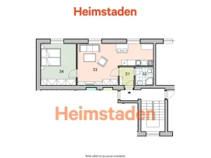 Pronájem bytu 2+kk, Havířov - Město, Jana Švermy, 45 m2