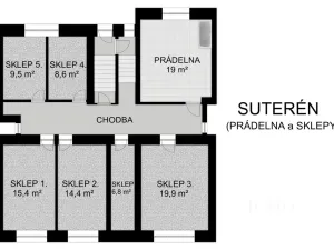 Prodej činžovního domu, Písek, Harantova, 454 m2