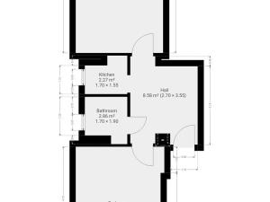 Pronájem bytu 2+kk, Praha - Břevnov, U třetí baterie, 46 m2