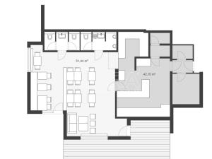 Pronájem restaurace, Praha - Čakovice, Theinova, 187 m2