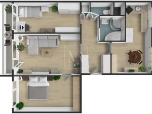 Prodej bytu 3+1, Praha - Kobylisy, Luhovská, 74 m2