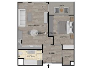 Prodej bytu 2+kk, Praha - Ruzyně, Stočesova, 54 m2