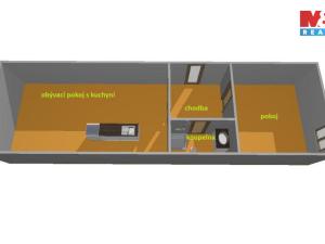 Pronájem bytu 2+kk, Velešín, Družstevní, 51 m2