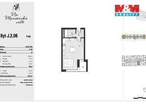 Pronájem bytu 1+kk, Brandýs nad Labem-Stará Boleslav - Brandýs nad Labem, Dřevčická, 38 m2