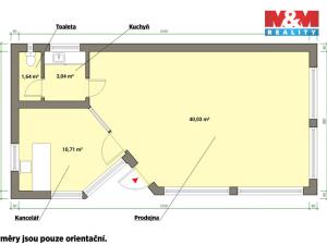 Pronájem obchodního prostoru, Cheb, U Hilarie, 55 m2