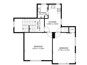 Pronájem bytu 2+1, Praha - Modřany, Do čtvrti, 55 m2