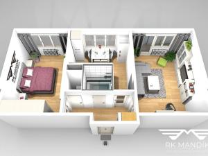 Prodej bytu 2+1, Praha - Letňany, Vítkovická, 51 m2