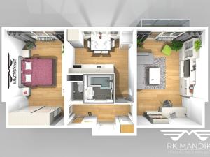 Prodej bytu 2+1, Praha - Letňany, Vítkovická, 51 m2