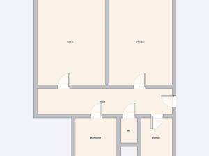 Pronájem bytu 2+kk, Praha - Smíchov, Kroftova, 58 m2