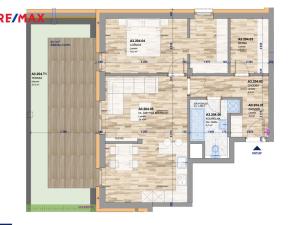 Prodej bytu 2+kk, Zlín, Tyršovo nábřeží, 66 m2