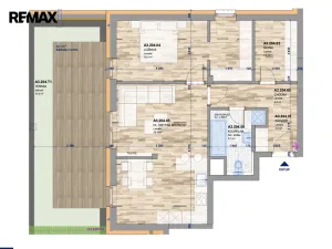 Prodej bytu 2+kk, Zlín, Tyršovo nábřeží, 66 m2