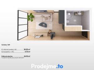 Prodej rodinného domu, Dobšice, 34 m2