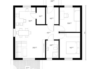 Prodej rodinného domu, Bartošovice - Hukovice, 107 m2