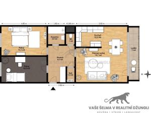 Prodej bytu 3+kk, Praha - Žižkov, Přemyslovská, 76 m2