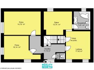 Pronájem rodinného domu, Křešice - Zahořany, 233 m2