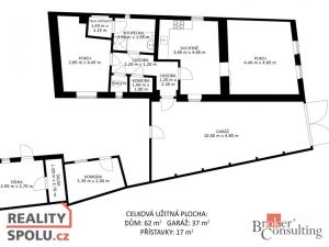 Prodej rodinného domu, Dobelice, 62 m2