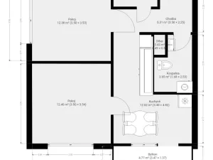 Pronájem bytu 2+1, Břeclav, J. Palacha, 48 m2