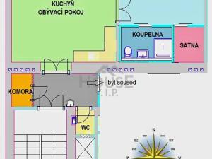 Pronájem bytu 2+kk, Praha - Vinohrady, Na Smetance, 56 m2