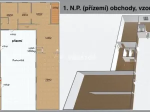 Pronájem obchodního prostoru, Jirny, Tovární, 506 m2