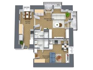 Prodej bytu 3+1, Praha - Vinohrady, Legerova, 64 m2