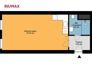 Prodej bytu 1+kk, Abertamy, Vítězná, 41 m2