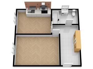 Pronájem bytu 2+kk, Liberec - Liberec IV-Perštýn, Revoluční, 45 m2