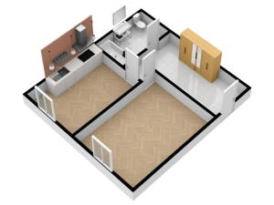 Pronájem bytu 2+kk, Liberec - Liberec IV-Perštýn, Revoluční, 45 m2