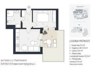 Prodej bytu 2+kk, Praha - Lysolaje, Lysolajské údolí, 41 m2