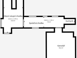 Pronájem komerční, Ústí nad Labem - Ústí nad Labem-centrum, Masarykova, 18 m2