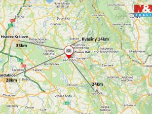 Pronájem bytu 1+1, Kostelec nad Orlicí, Frošova, 35 m2
