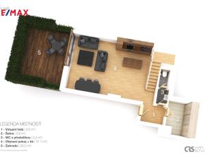 Pronájem bytu 3+kk, Praha - Karlín, Rohanské nábřeží, 117 m2