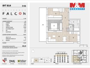 Prodej bytu 3+kk, Mělník, Sokolská, 66 m2