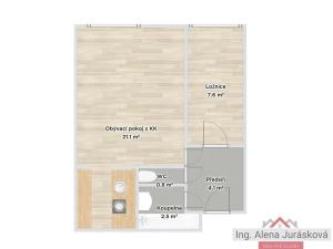 Prodej bytu 2+kk, Praha - Hostivař, Záveská, 36 m2