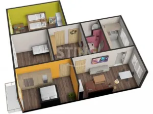 Prodej bytu 4+1, Velké Meziříčí, Bezděkov, 89 m2