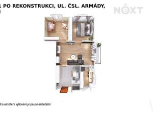 Pronájem bytu 3+1, Zábřeh, Československé armády, 60 m2