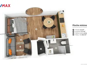 Prodej bytu 1+kk, Praha - Vinohrady, Rubešova, 36 m2