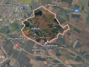 Prodej pozemku pro bydlení, Údlice - Přečaply, 7314 m2