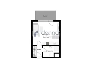 Pronájem bytu 1+kk, Praha, Do zahrádek I, 32 m2