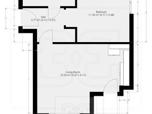 Pronájem bytu 2+kk, Praha - Zličín, Hrozenkovská, 40 m2