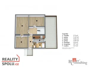 Prodej rodinného domu, Hudlice, Za Skálou, 120 m2