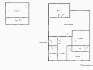 Pronájem rodinného domu, Kyšice, V. Vlčka, 222 m2