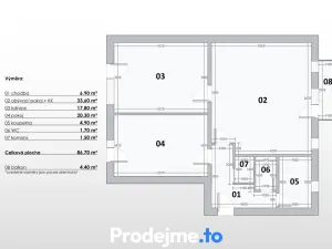 Prodej bytu 3+kk, Klíčany, Na Cihelně, 86 m2